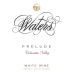 Waters Prelude White 2015 Front Label