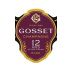 Gosset 12 Ans de Cave a Minima Rose Front Label