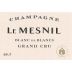 Champagne Le Mesnil Blanc de Blancs Grand Cru Brut Front Label