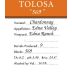 Tolosa Winery 569 Chardonnay 2012 Front Label
