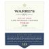 Warre's Late Bottled Vintage Port 2010 Front Label