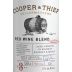 Cooper & Thief Bourbon Barrel Aged Red 2016 Front Label