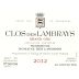 Domaine des Lambrays Clos des Lambrays Grand Cru 2012 Front Label