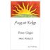 August Ridge Pinot Grigio 2015 Front Label