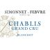 Simonnet-Febvre Chablis Blanchot Grand Cru 2022 Front Label