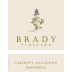 Brady Vineyard Cabernet Sauvignon 2018 Front Label