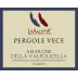 Le Salette Pergole Vece Amarone 2015 Front Label