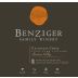 Benziger Stone Farm Vineyard Calabazas Creek Red 2013 Front Label