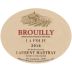 Domaine Laurent Martray Brouilly La Folie 2016 Front Label
