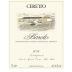 Ceretto Barolo 2020 Front Label