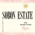 Sobon Estate Rose 2016 Front Label