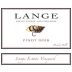 Lange Winery Dundee Hills Estate Vineyard Pinot Noir 2007 Front Label