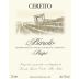 Ceretto Barolo Prapo 2017 Front Label