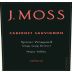 J. Moss Spicer Vineyard Cabernet Sauvignon 2011 Front Label
