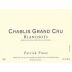 Patrick Piuze Chablis Blanchots Grand Cru 2023 Front Label