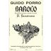 Guido Porro Vigna Lazzairasco Barolo 2016 Front Label