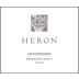 Heron Chardonnay 2018 Front Label