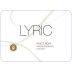 Lyric Pinot Noir 2020 Front Label