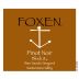 Foxen Bien Nacido Block 8 Pinot Noir 2016 Front Label