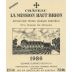Chateau La Mission Haut-Brion (wine stained label) 1986 Front Label