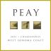Peay Vineyards West Sonoma Coast Chardonnay 2021 Front Label
