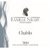 Famille Savary Chablis 2020 Front Label