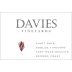 Davies Nobles Vineyard Pinot Noir 2020 Front Label
