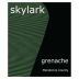 Skylark Grenache 2016 Front Label