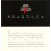 Shardana 2011 Front Label