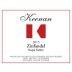 Keenan Zinfandel 2015 Front Label