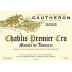 Alain Gautheron Chablis Montee de Tonnerre Premier Cru 2022 Front Label