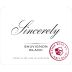 Neil Ellis Sincerely Sauvignon Blanc 2021 Front Label