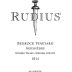 Rudius Bedrock Vineyard Mourvedre 2014 Front Label
