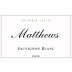 Matthews Winery Sauvignon Blanc 2016 Front Label