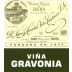 R. Lopez de Heredia Vina Gravonia Crianza Blanco 2013 Front Label