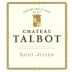 Chateau Talbot 2018 Front Label