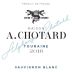 A. Chotard Sauvignon Blanc 2016 Front Label