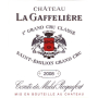Chateau La Gaffeliere 2008 Front Label