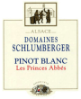 Domaines Schlumberger Les Princes Abbes Pinot Blanc 2008 Front Label