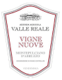 Valle Reale Montepulciano d'Abruzzo Vigne Nuove 2009 Front Label