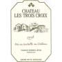 Chateau Les Trois Croix 2008 Front Label