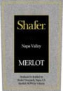 Shafer Napa Valley Merlot (375ML half-bottle) 2007 Front Label