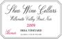 Shea Homer Pinot Noir 2009 Front Label