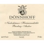 Donnhoff Niederhauser Hermannshohle Auslese 2002 Front Label