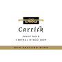 Carrick Bannockburn Pinot Noir 2012 Front Label