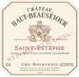 Chateau Haut-Beausejour Saint-Estephe (half-bottle) 1996 Front Label