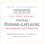 Chateau Durand-Laplagne Puisseguin Saint-Emilion Les Terres Rouges (375ML half-bottle) 2015 Front Label