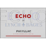 Chateau Lynch-Bages Echo de (375ML half-bottle) 2010 Front Label