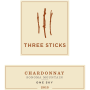 Three Sticks One Sky Sonoma Mountain Chardonnay 2015 Front Label