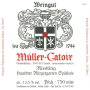 Muller-Catoir Haardter Burgergarten Riesling Spatlese A P #2134 2001 Front Label